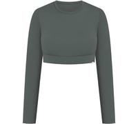 SMILODOX Crop Longsleeve Tisha (124733) M Grün