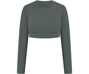 SMILODOX Crop Longsleeve Tisha (124733) M Grün