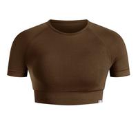 SMILODOX Crop Shirt Elna (124821) XS Braun