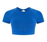 SMILODOX Crop Shirt Soheli (124709) S Blau