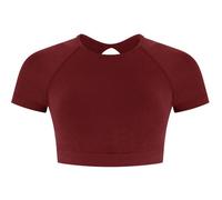SMILODOX Crop Shirt Soheli (124709) XL Rot