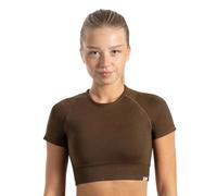 SMILODOX Crop Shirt Elna (124821) S Braun