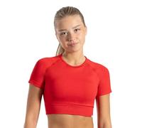 SMILODOX Crop Shirt Elna (124821) XS Rot