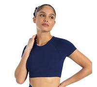 SMILODOX Crop Shirt Soheli (124709) M Marineblau