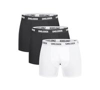 SMILODOX Herren Boxershorts 3er Pack, Unterhosen im Shaped Fit mit normalem Bund, Bequeme Baumwoll Unterwäsche mit elastischem Sitz, atmungsaktiv, Marken Boxershorts