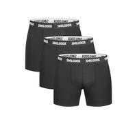 SMILODOX Herren Boxershorts 3er Pack, Unterhosen im Shaped Fit mit normalem Bund, Bequeme Baumwoll Unterwäsche mit elastischem Sitz, atmungsaktiv, Marken Boxershorts