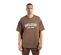 SMILODOX T-Shirt Kayson (124882) L Dunkelbraun