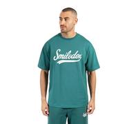 SMILODOX Herren T-Shirt Lorik - Locker geschnittenes Oversize Shirt mit Retro Frontprint, bequemem Rundhalsausschnitt und weichem Material für einen modernen Streetwear Look