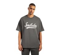 SMILODOX Herren T-Shirt Lorik - Locker geschnittenes Oversize Shirt mit Retro Frontprint, bequemem Rundhalsausschnitt und weichem Material für einen modernen Streetwear Look
