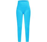 SMILODOX High Waist Leggings Amaze Ripp (124153) XS Hellblau Melange