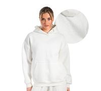 SMILODOX Hoodie Damen Nala, Oversize Fit Pullover mit großer Kapuze und Butterfly Print, bequemes Sweatshirt, weicher Flauschiger Stoff Kapuzenpullover, Idealer Sweater für Freizeit und Sport