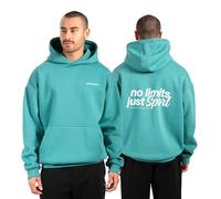 SMILODOX Hoodie Herren Fortes, Oversize Kapuzen Pullover, Optimaler Sewater für Sport, Bequemes Sweatshirt, Langarm Hoody, Pulli Bequem und Vielseitig Kombinierbar, Fitness und Alltag