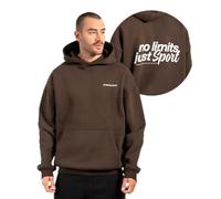 SMILODOX Hoodie Herren Fortes, Oversize Kapuzen Pullover, Optimaler Sewater für Sport, Bequemes Sweatshirt, Langarm Hoody, Pulli Bequem und Vielseitig Kombinierbar, Fitness und Alltag