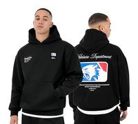 SMILODOX Hoodie Herren Striver, Oversized Kapuzenpullover mit Kängurutasche und Backprint, Pullover mit Rippbündchen, Streetwear, Baggy Fit, Casual Fit, Sportbekleidung für Gym & Freizeit