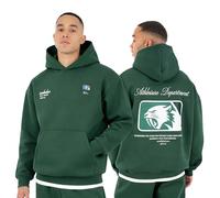 SMILODOX Hoodie Herren Striver, Oversized Kapuzenpullover mit Kängurutasche und Backprint, Pullover mit Rippbündchen, Streetwear, Baggy Fit, Casual Fit, Sportbekleidung für Gym & Freizeit