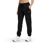 SMILODOX Jogginghose Damen Laurena, Regular Fit Sweathose mit Kordelzug am Bund, Metallabel, angenehmem Material, Bündchen an den Beinabschlüssen, Bequeme Freizeithose für Sport, Alltag und Fitness