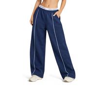 SMILODOX Jogginghose Damen Siara, Bequeme & stylische Freizeithose mit elastischem Bund und Seitentaschen, Trainingshose mit verstellbarem Beinabschluss im Oversize Fit, Für Fitness, Yoga & Freizeit