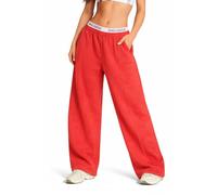 SMILODOX Jogginghose Damen Siara, Bequeme & stylische Freizeithose mit elastischem Bund und Seitentaschen, Trainingshose mit verstellbarem Beinabschluss im Oversize Fit, Für Fitness, Yoga & Freizeit