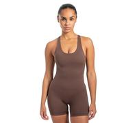 SMILODOX Jumpsuit Damen Aleyna, ärmelloser Einteiler kurz, Overall mit Shaped Fit & Rundhals, atmungsaktiver & elastischer Sportanzug, Ganzkörperanzug ideal für Fitness, Yoga & Freizeit