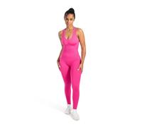 SMILODOX Jumpsuit Damen Elsie, Seamless Einteiler mit Racerback, Ganzkörperanzug geripptes Material, Sportanzug figurformender Fit, Overall atmungsaktiv, perfekt für Workouts, Athleisure & Yoga
