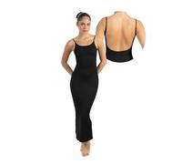 SMILODOX Kleid Damen Backless Maxi Dress Aveline, Figurbetontes Rückenfreies Rippstrickkleid mit Spaghettiträgern, knöchellang, elastisches Sommerkleid, Schlitz hinten, Alltag & besondere Anlässe