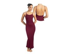 SMILODOX Shirt Kleid Aveline Backless (124830) XL Bordeaux