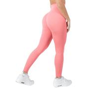 SMILODOX High Waist Leggings Amaze Ripp (124153) XS Koralle