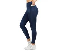 SMILODOX Leggings Damen Kelsy, High Waist Sportleggings mit V-Bund & seitlichen Eingrifftaschen, nahtlos im Schritt, figurformende & elastische Yogahose, ideal für Alltag, Fitness, Freizeit & Training