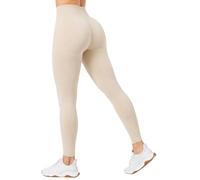 SMILODOX Leggings Damen Slayton Scrunch, Seamless Push-Up Sporthose High Waist V-Shape Bund Sportleggings Invisible Scrunch Blickdicht Yogahose für Fitness Gym Yoga & Alltag