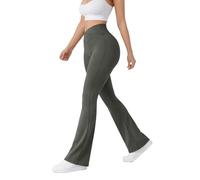 SMILODOX Leggings Damen SoftFeel Leonora, High Waist Schlaghose, Bootcut Yogahose, atmungsaktiv & schnelltrocknend, 4-Wege-Stretch, weiche Oberfläche - ideal für Yoga, Pilates & Stretching