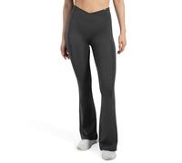 SMILODOX Leggings Damen SoftFeel Leonora, High Waist Schlaghose, Bootcut Yogahose, atmungsaktiv & schnelltrocknend, 4-Wege-Stretch, weiche Oberfläche - ideal für Yoga, Pilates & Stretching