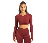 SMILODOX Crop Longsleeve Linnea (124708) S Bordeaux