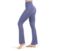 SMILODOX Schlaghose Damen Oriana, figurbetonte Leggings mit ausgestelltem Bein, hoher Bund für sicheren Halt, maximale Bewegungsfreiheit, ideale Yoga Hose für Training Alltag und Freizeit
