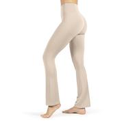 SMILODOX Schlaghose Damen Oriana, figurbetonte Leggings mit ausgestelltem Bein, hoher Bund für sicheren Halt, maximale Bewegungsfreiheit, ideale Yoga Hose für Training Alltag und Freizeit