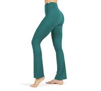 SMILODOX Schlaghose Damen Oriana, figurbetonte Leggings mit ausgestelltem Bein, hoher Bund für sicheren Halt, maximale Bewegungsfreiheit, ideale Yoga Hose für Training Alltag und Freizeit