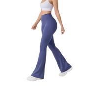 SMILODOX Schlaghose Leggings Damen Loreen, Flared Seamless Sportleggings, Slim Fit Booty Yogahose, Sporthose Blickdicht, Elastische Fitnessleggings für Workout, Gym, Yoga & Alltag