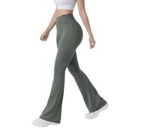 SMILODOX Schlaghose Leggings Damen Loreen, Flared Seamless Sportleggings, Slim Fit Booty Yogahose, Sporthose Blickdicht, Elastische Fitnessleggings für Workout, Gym, Yoga & Alltag