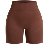 SMILODOX Damen Shorts Maria Solid Scrunch (HD77-2) XS Braun