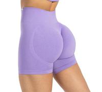 SMILODOX Shorts Damen Phelia, Pilates & Yoga Radlerhose mit Scrunch-Effekt, High Waist Sport Shorts, Figurformende Workout Hose, Push-up Booty Look, ideal für Yoga, Pilates & Mobility