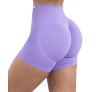 SMILODOX Shorts Damen Phelia, Pilates & Yoga Radlerhose mit Scrunch-Effekt, High Waist Sport Shorts, Figurformende Workout Hose, Push-up Booty Look, ideal für Yoga, Pilates & Mobility