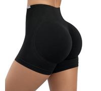 SMILODOX Shorts Damen Phelia, Pilates & Yoga Radlerhose mit Scrunch-Effekt, High Waist Sport Shorts, Figurformende Workout Hose, Push-up Booty Look, ideal für Yoga, Pilates & Mobility
