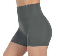 SMILODOX Shorts Damen SoftFeel Leola, High Waist Yogashorts, atmungsaktiv & schnelltrocknend, Radlerhose 4-Wege-Stretch, Feuchtigkeitsableitend, ideal für Yoga, Pilates & achtsames Training