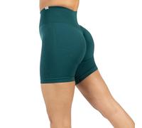 SMILODOX Sport Shorts Damen Amaze Pro Scrunch, Seamless Blickdichte Radlerhose, Unsichtbarer Scrunch-Effekt, V-Shape High Waist Kurze Sporthose, Hoher Bund Biker Shorts für Yoga, Fitness & Gym