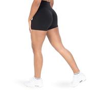 SMILODOX Sport Shorts Damen Amaze Ultra, Seamless Blickdichte Radlerhose, Unsichtbarer Scrunch-Effekt, V-Shape High Waist Kurze Sporthose, Hoher Bund Biker Shorts für Yoga Fitness Gym