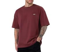 SMILODOX T-Shirt Herren Cedrik, Oversize Shirt aus 100% Baumwolle, Weiches Material, Metallabel Baumwollshirt, Kurzarmshirt mit modernem Detail, Freizeitshirt Vielseitig kombinierbar im Alltag