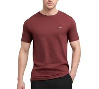 SMILODOX T-Shirt Herren Ilyas, Komfortables Herren-Shirt mit graviertem Metallabel, Weiches Baumwoll-Shirt für Alltag und Freizeit, Schlichtes Oberteil, Hochwertig verarbeitet, Vielseitig kombinierbar