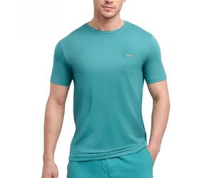SMILODOX T-Shirt Herren Ilyas, Komfortables Herren-Shirt mit graviertem Metallabel, Weiches Baumwoll-Shirt für Alltag und Freizeit, Schlichtes Oberteil, Hochwertig verarbeitet, Vielseitig kombinierbar