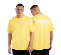 SMILODOX T-Shirt Herren Tamio, Locker geschnittenes Oversize Shirt mit Auffälligem Backprint, Kurzarmshirt aus weichem Material und Klassischem Rundhalsausschnitt für Streetwear, Alltag und Training