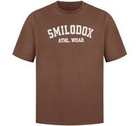 SMILODOX T-Shirt Kayson (124882) L Dunkelbraun