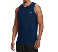 SMILODOX Tanktop Herren Arian, ärmelloses Muskelshirt mit Rundhals & Metall-Logo, Unterhemd mit klassischem Schnitt, Stringer aus weichem Material, ideal für Training, Freizeit & Sommer
